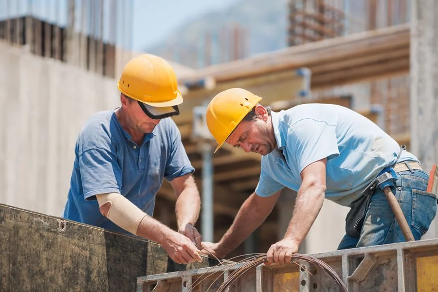 Image of two construction workers. We offer Prolozone treatment for various issues