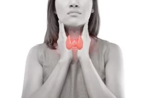 A woman needing natural thyroid disease treatment