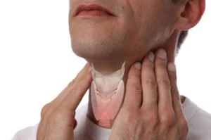Man suffering from thryroid disease. You can find the best thyroid doctor in tampa at lifeworks