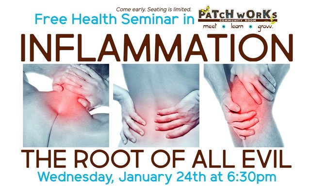 Free Health Semminar onInflammation - the root of all evil