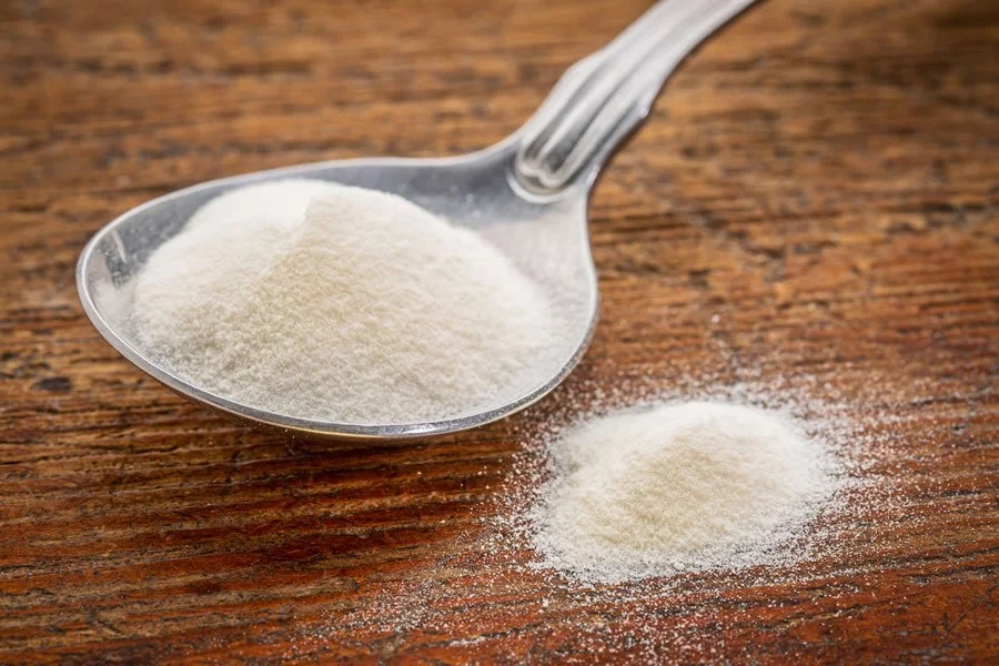 A spoonfull of collagen powder