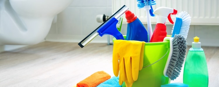 Chemicals in cleaning products are bad for your health.